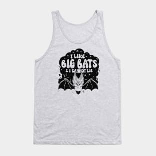 I Like Big Bats & I Cannot Lie // Funny Halloween Bat Rap Parody Tank Top